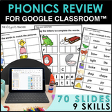 End of the Year Digital Phonics Review for Google Classroom™ 