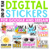 End of the Year Digital Stickers for Google and Seesaw