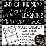 End of the Year Distance Learning Memory Book