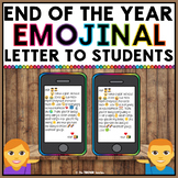 End of the Year EMOJINAL Letter to Students