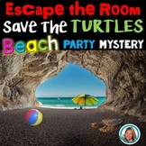 ESCAPE ROOM End of the Year | BEACH PARTY Turtle Mystery