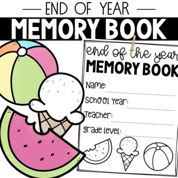 End of the Year Editable Memory Book