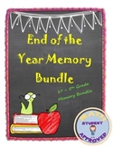 End of the Year Elementary 1st-5th Memory Bundle/Fun Activities