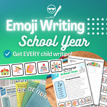 End of the Year Emoji Paragraph Writing Activity & Art 3rd, 4th, & 5th ...