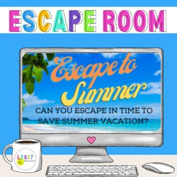 Preview of End-of-the-Year Escape Room Challenge |ELA-Middle Grades|