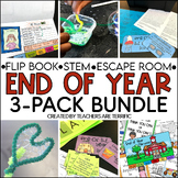 End of the Year Escape Room and Flipper Book Bundle