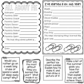End of the Year Activities and Printables by TheHappyTeacher | TpT