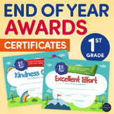 End of the Year FIRST GRADE Student Superlative Awards Cer