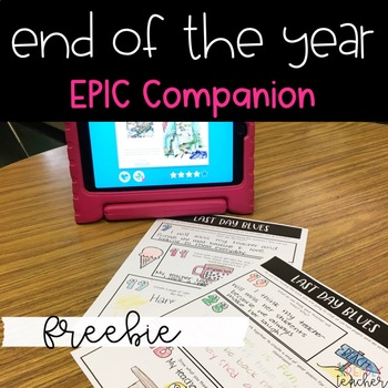 Preview of End of the Year FREE Book Companion