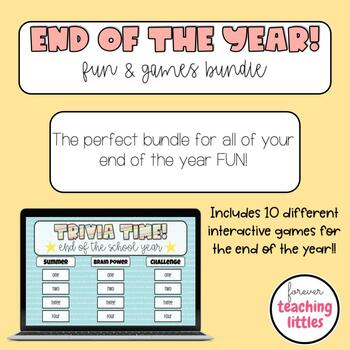 Preview of End of the Year FUN | Interactive Games | Trivia | Summer | Brain Breaks