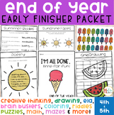 End of the Year FUN │ Printable Activity Packet │4th & 5th