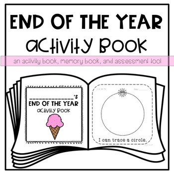 Preview of End of the Year Fine Motor Activity Memory Book for Special Education