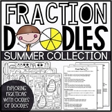 End of the Year Fractions Activities | Summer Fractions Ac