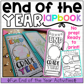 Preview of End of the Year/Fun Summer Lapbook Activities