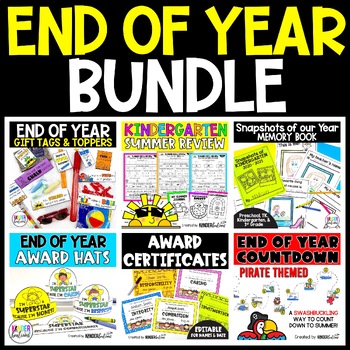 Preview of End of the Year  Bundle | Awards | Memory Book | Summer Review