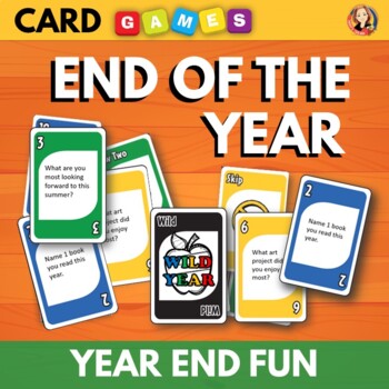 Preview of Fun End of Year Activity Card Game