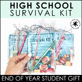 End of the Year Gift:  High School Survival Kit