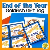 End of the Year Gift Tag for Goldfish