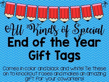 Preview of End of the Year Gift Tags
