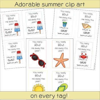 End of the Year Tags by Anna Elizabeth | TPT