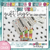 Beginning & End of the Year Gift Tags (Building Blocks, Ha