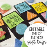 End of the Year Gift Tags {Editable}