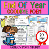 End of the Year Goodbye Poem from Teacher to Students