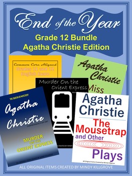 Preview of End of the Year Grade 12 Bundle (Agatha Christie Edition)