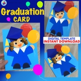 End of the Year Graduation Hat Cap Card Craft Kindergarten