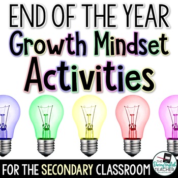 Preview of End of the Year Growth Mindset Activities