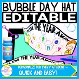 Last Day of School Crown Bubble Day Hat Template Kindergar