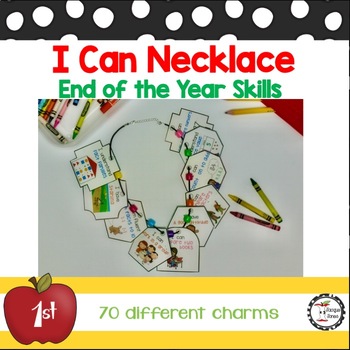 Preview of End of the Year "I Can Necklace" Closure Activity