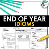 End of the Year Activities Idioms Figurative Language Poet