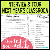 Fun End of Year Activity - Tour Next Year's Classroom and 