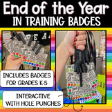 End of the Year In Training Incentive Badges