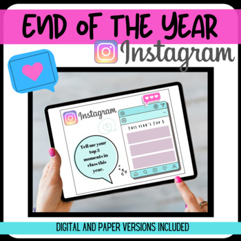 Preview of End of the Year Instagram Activity