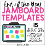 End of the Year Jamboard Templates | Google Activities | L