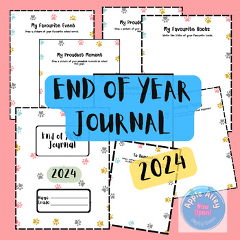 Preview of End of the Year Journal , Memory Book Activities ,Worksheets Workbooks