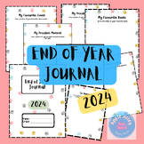 End of the Year Journal , Memory Book Activities ,Workshee