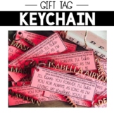 End of the Year Key Chain Tag Sentimental Gift