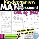 End of the Year Kindergarten Math Assessment - Common Core