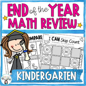 Preview of End of the Year Kindergarten Math Review