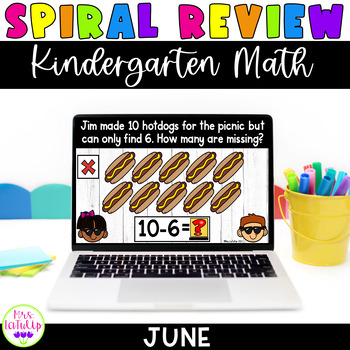 Preview of End of the Year Kindergarten Math Review