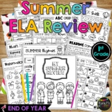 End of the Year LITERACY REVIEW Summer Packet 1st Grade EL