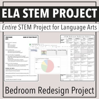 Preview of End of the Year Language Arts Activity | Design Your Own Bedroom 