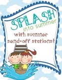 End of the Year - Last Day of School Summer Stations with 