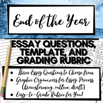Preview of End of the Year / Last Day of School Writing Activity: Essay Writing