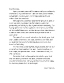 End of the Year Letter (GIRL)