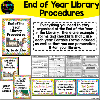 Preview of End of the Year Library Procedures