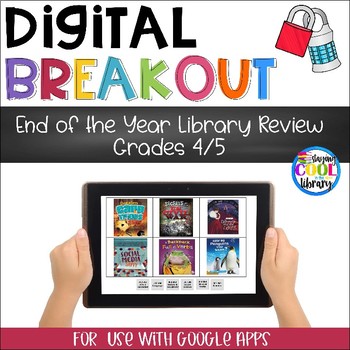 Preview of End of the Year Library Review - Digital Breakout Gr. 4/5